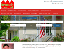 Tablet Screenshot of kennedyrealtyinc.com